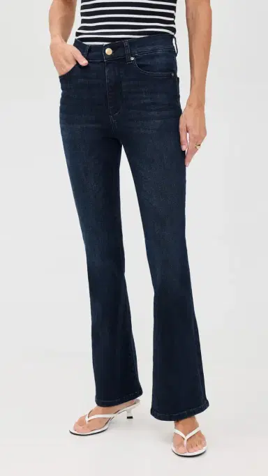 DL1961 Bridget Bootcut Petite High Rise Instasculpt Jeans Mediterranean (DL Airbrushed) 29 | Thumbnail 2