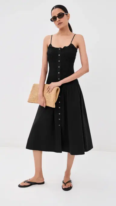 Veronica Beard Serenel Dress Black 8 | Thumbnail 5