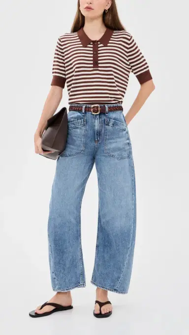 Askk NY Twisted Barrel Jeans Oasis 24 | Thumbnail 5