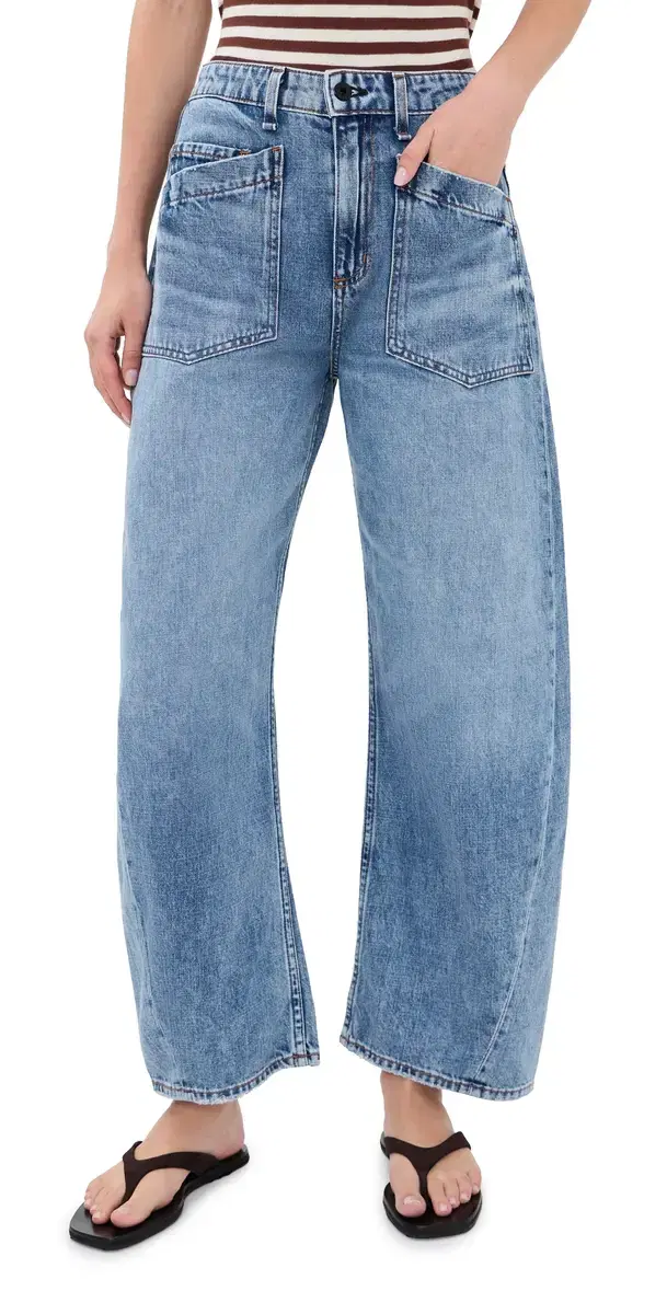 ASKK NY Twisted Barrel Jeans Oasis
