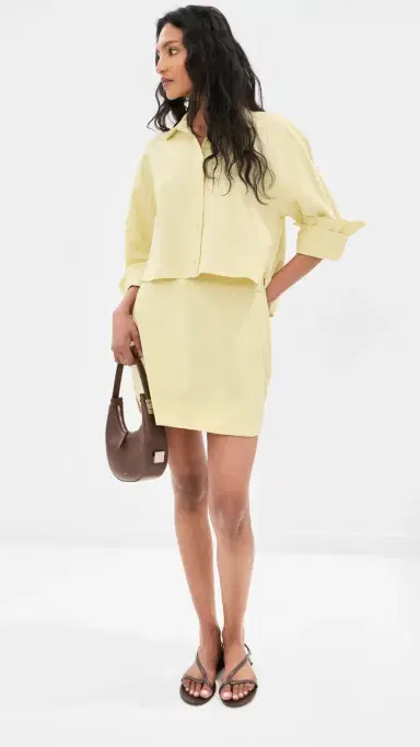 LE BOP acha Mini Skirt Honeydew | Thumbnail 6