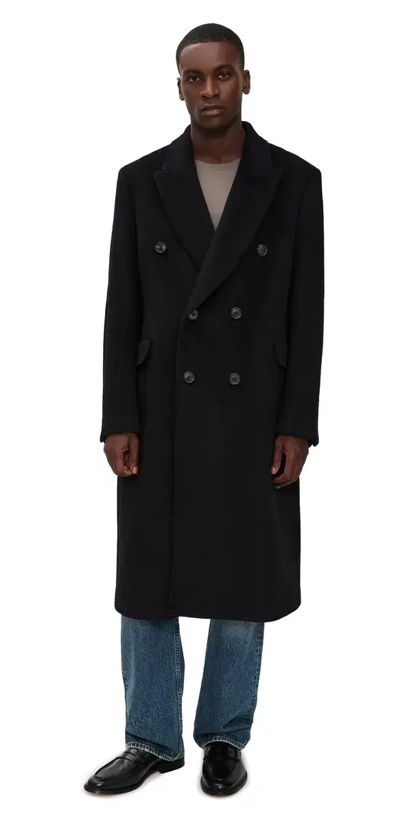 Our Legacy Whale Coat Black Hairy Wool