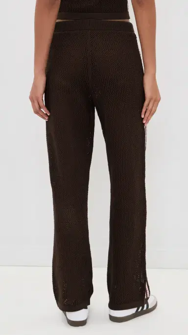 Adidas Crochet Track Pants Aurora Coffee S | Thumbnail 3