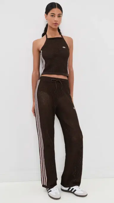 Adidas Crochet Track Pants Aurora Coffee S | Thumbnail 5