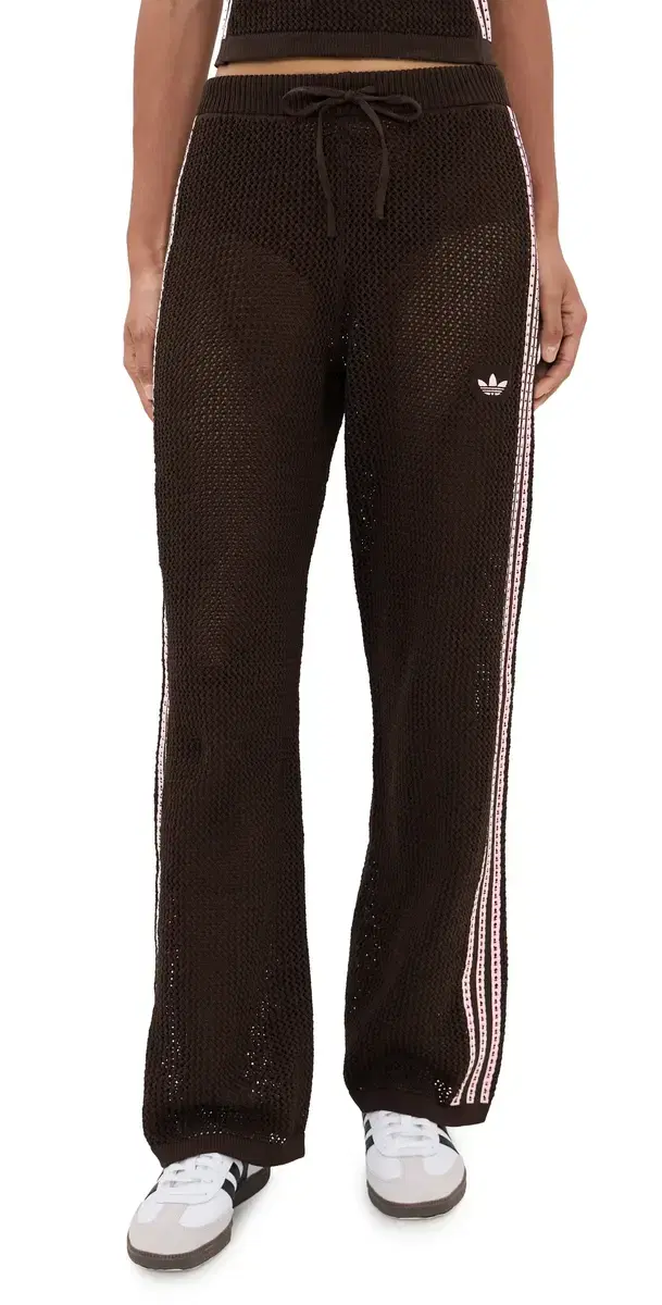 Crochet Track Pants AURORA COFFEE