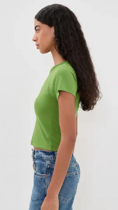 ÉTERNE Chloe Baby Tee Fern | Thumbnail 4