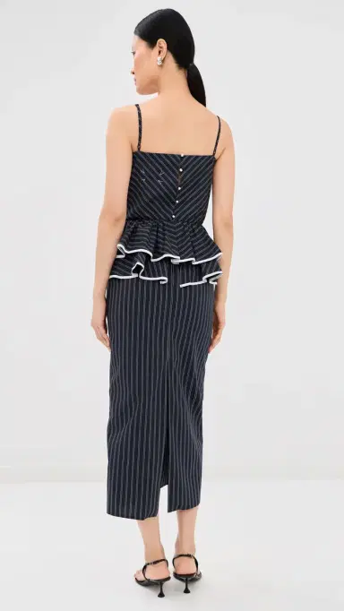Kika Vargas Alanna Dress Navy | Thumbnail 3 Kika Vargas Alanna Dress Navy | Thumbnail 3