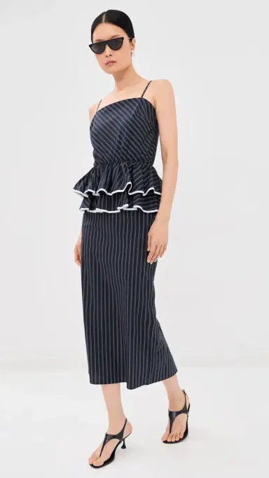 Kika Vargas Alanna Dress Navy | Thumbnail 5 Kika Vargas Alanna Dress Navy | Thumbnail 5