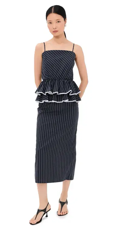 Kika Vargas Alanna Dress Navy | Thumbnail 1 Kika Vargas Alanna Dress Navy | Thumbnail 1