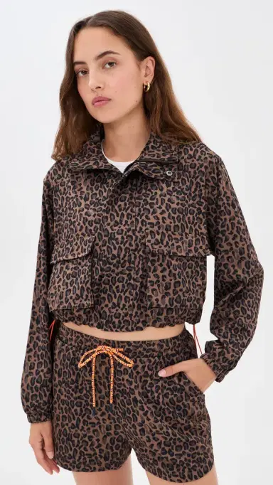 The Upside Ludlow Ace Shell Jacket eopard | Thumbnail 2