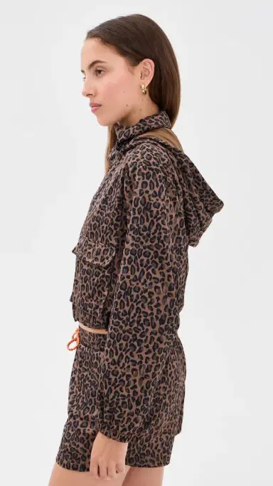 The Upside Ludlow Ace Shell Jacket eopard | Thumbnail 4