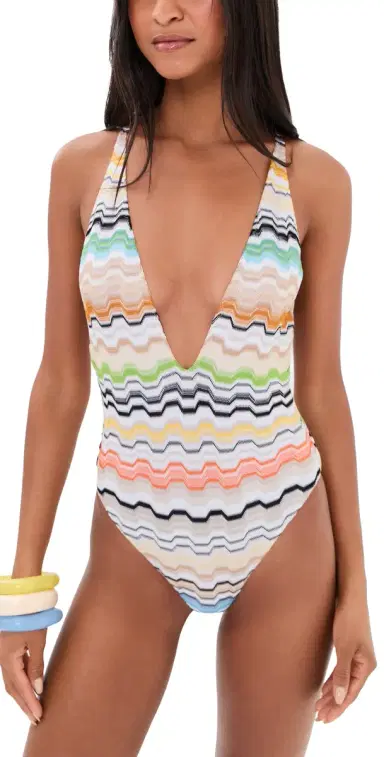 Missoni Chevron Pattern One Piece | Thumbnail 1 Missoni Chevron Pattern One Piece | Thumbnail 1