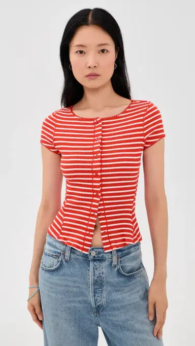 Free People Most Wanted Striped Cardigan | Thumbnail 2