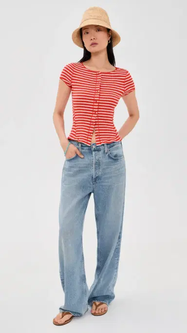 Free People Most Wanted Striped Cardigan | Thumbnail 5