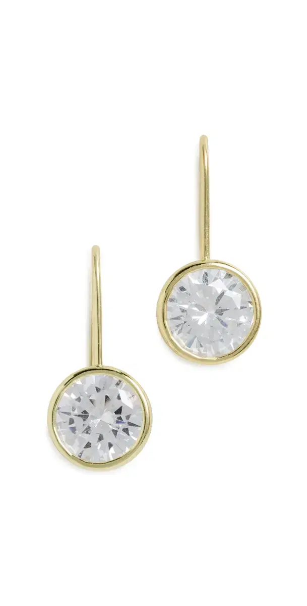 BaubleBar Fallon Earrings Clear One Size