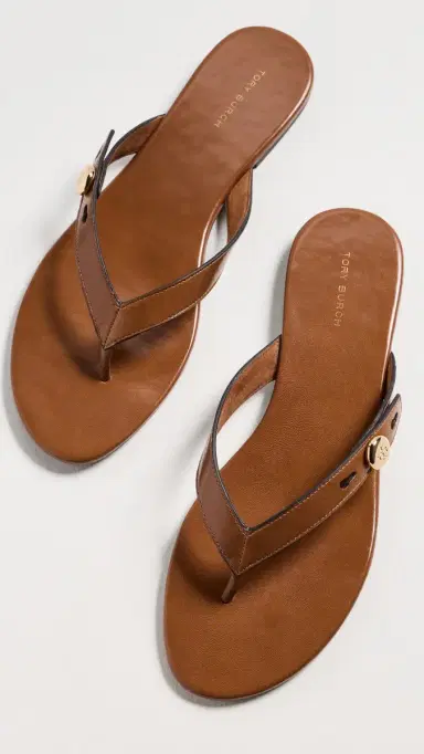 Tory Burch Romy Sandals Classic Cuoio | Thumbnail 5