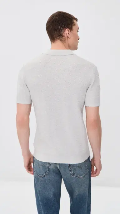 RAILS Nathan Polo Heather Grey L | Thumbnail 3