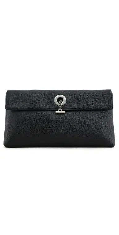 Veronica Beard Anchor Clutch Black One Size | Thumbnail 1