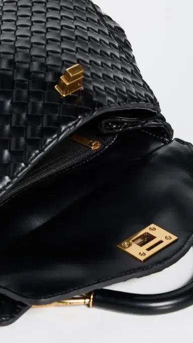 JW PEI Lucia Classic Top Handle Faux Leather Woven Bag | Thumbnail 6 JW PEI Lucia Classic Top Handle Faux Leather Woven Bag | Thumbnail 6