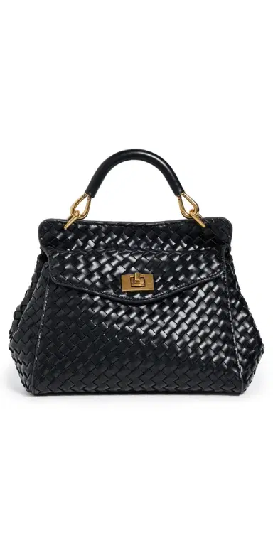JW PEI Lucia Classic Top Handle Faux Leather Woven Bag | Thumbnail 1 JW PEI Lucia Classic Top Handle Faux Leather Woven Bag | Thumbnail 1