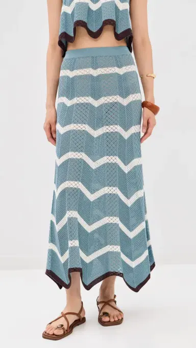 La DoubleJ Chevron Skirt | Thumbnail 2 La DoubleJ Chevron Skirt | Thumbnail 2