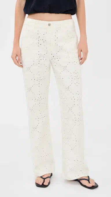 Citizens of Humanity Lindz Straight Jeans Blanc 28 | Thumbnail 2