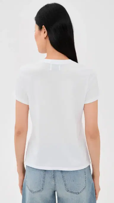 Sunny Somewhere Sardine Summer Femme Crew Tee White | Thumbnail 3 Sunny Somewhere Sardine Summer Femme Crew Tee White | Thumbnail 3