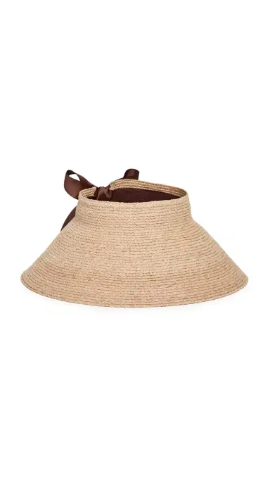 Jenni Kayne Shore Raffia Natural Visor | Thumbnail 5