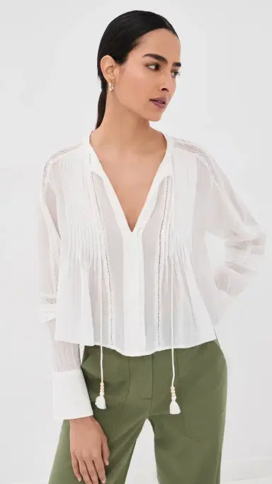 Veronica Beard Sawyer Blouse | Thumbnail 2 Veronica Beard Sawyer Blouse | Thumbnail 2