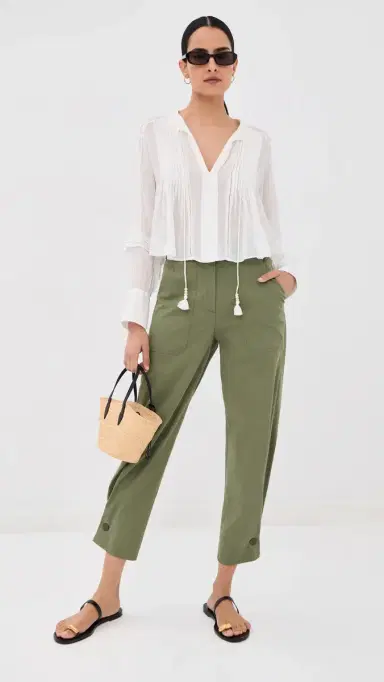 Veronica Beard Sawyer Blouse | Thumbnail 5 Veronica Beard Sawyer Blouse | Thumbnail 5