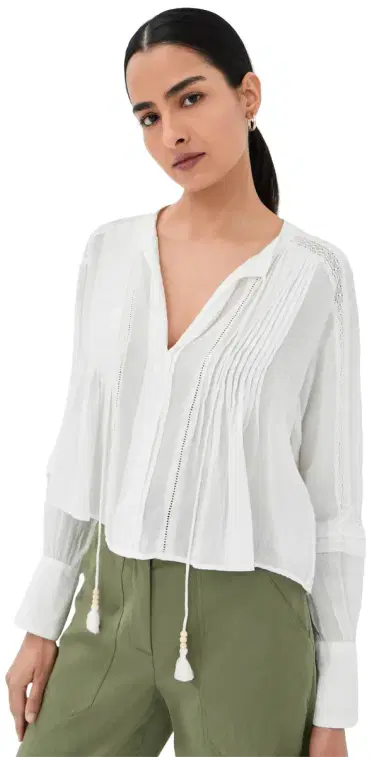 Veronica Beard Sawyer Blouse | Thumbnail 1 Veronica Beard Sawyer Blouse | Thumbnail 1