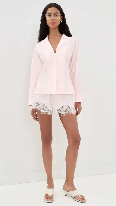 MAUDE CLUB Rue Shorts Baby Pink | Thumbnail 5