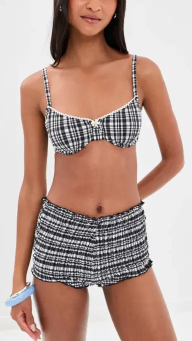 Solid & Striped The Mimi Shorts Noir | Thumbnail 4