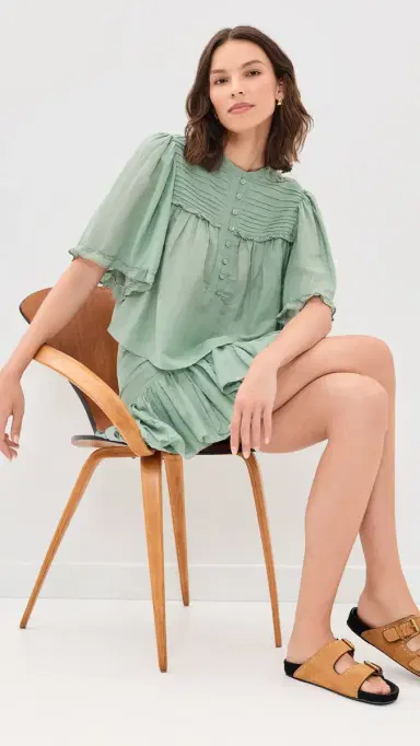 ISABEL MARANT ÉTOILE Daneen Skirt Sage 42 | Thumbnail 5 ISABEL MARANT ÉTOILE Daneen Skirt Sage 42 | Thumbnail 5