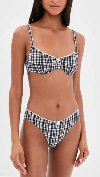 Solid & Striped The Daphne Bikini Bottoms Noir L | Thumbnail 4