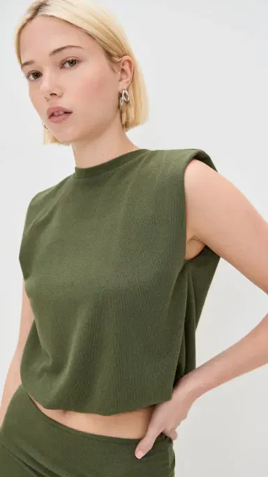LIONESS Field of Dreams Top Olive | Thumbnail 2