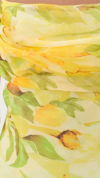 ASTR the Label Alison Dress Yellow Floral | Thumbnail 6 ASTR the Label Alison Dress Yellow Floral | Thumbnail 6