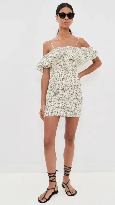 ISABEL MARANT ÉTOILE Davilia Mini Dress Ecru/Black 36 | Thumbnail 5 ISABEL MARANT ÉTOILE Davilia Mini Dress Ecru/Black 36 | Thumbnail 5