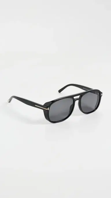 Tom Ford Rosco Sunglasses Shiny Black One Size | Thumbnail 5 Tom Ford Rosco Sunglasses Shiny Black One Size | Thumbnail 5