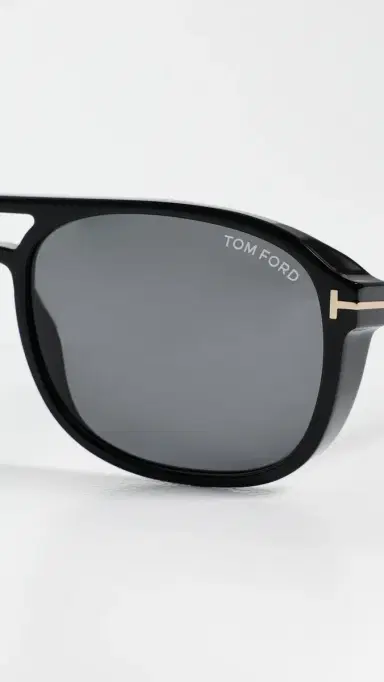 Tom Ford Rosco Sunglasses Shiny Black One Size | Thumbnail 6 Tom Ford Rosco Sunglasses Shiny Black One Size | Thumbnail 6