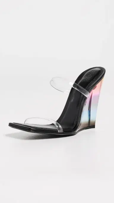 Casablanca Plexi Wedge Sandals | Thumbnail 2 Casablanca Plexi Wedge Sandals | Thumbnail 2
