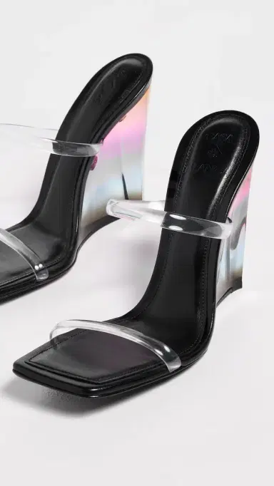 Casablanca Plexi Wedge Sandals | Thumbnail 5 Casablanca Plexi Wedge Sandals | Thumbnail 5