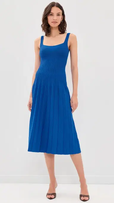 Staud Ellison Dress Cobalt | Thumbnail 2 Staud Ellison Dress Cobalt | Thumbnail 2