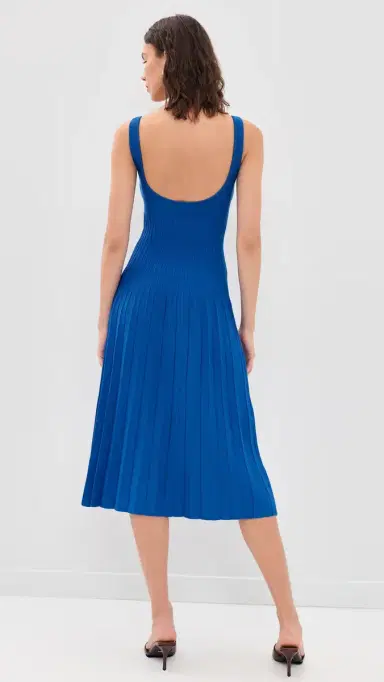 Staud Ellison Dress Cobalt | Thumbnail 3 Staud Ellison Dress Cobalt | Thumbnail 3