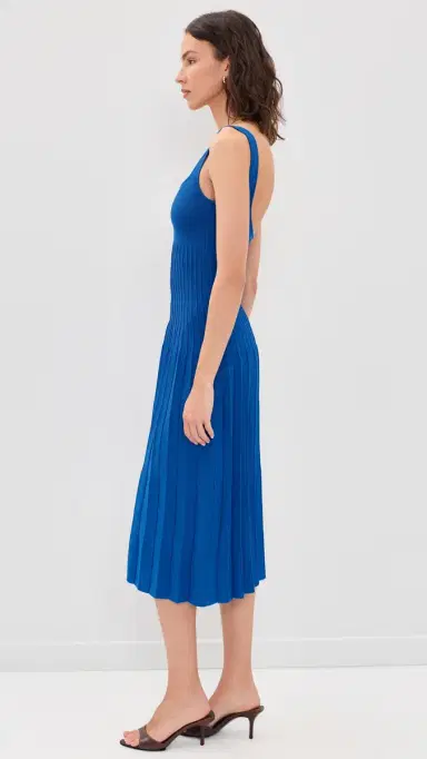 Staud Ellison Dress Cobalt | Thumbnail 4 Staud Ellison Dress Cobalt | Thumbnail 4