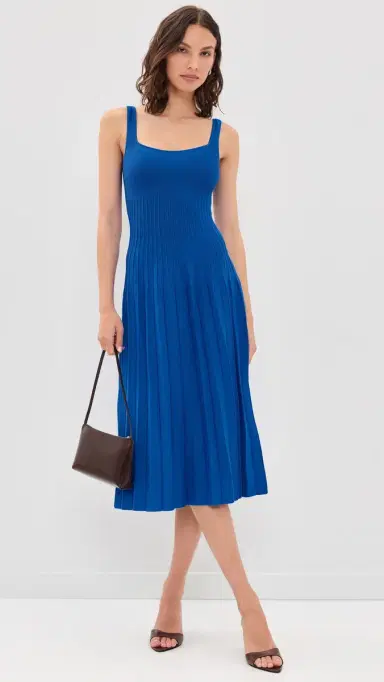 Staud Ellison Dress Cobalt | Thumbnail 5 Staud Ellison Dress Cobalt | Thumbnail 5