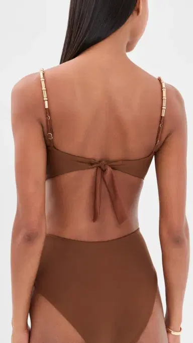 DEVON WINDSOR Emmie Bikini Top Umber | Thumbnail 3