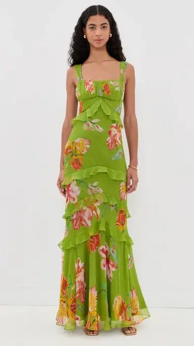 Saloni Chandra Maxi Dress Lilia Bloom Plmt 2 | Thumbnail 2