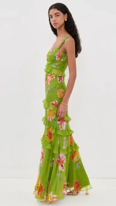 Saloni Chandra Maxi Dress Lilia Bloom Plmt 2 | Thumbnail 4