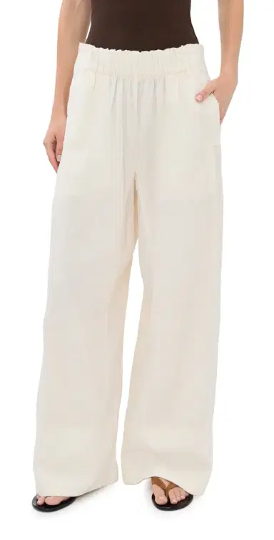 Free People Days End Pull On Linen Pants Clean | Thumbnail 1 Free People Days End Pull On Linen Pants Clean | Thumbnail 1